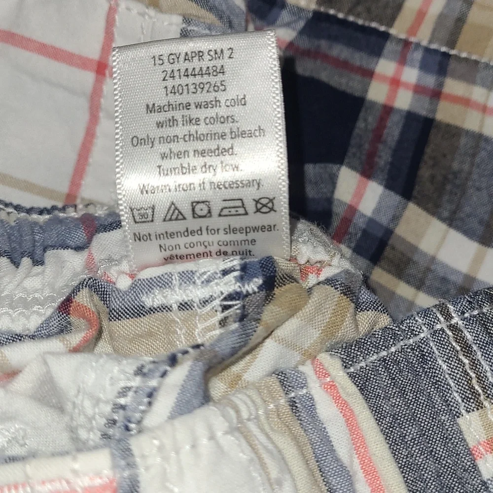 LITTLE BOY'S GYMBOREE PLAID SHORTS